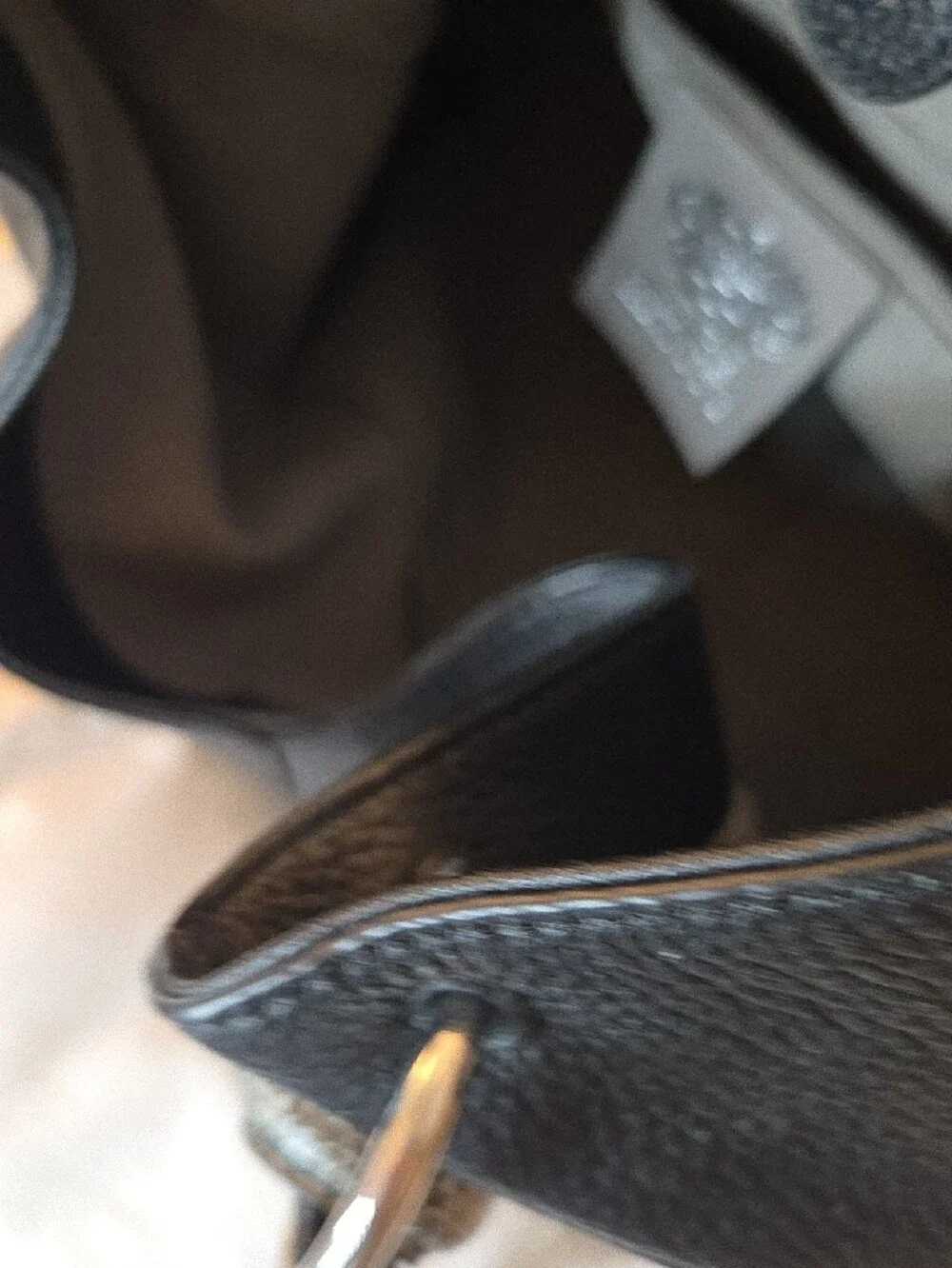 Pebbled leather hobo bag, Vince Camuto